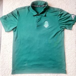 Men's Adidas USF Bulls polo green size Medium 25th year edition